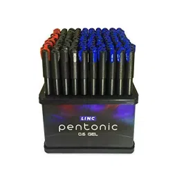 Linc Pentonic 0.6 mm Assorted Ink Gel Pen for Student & Professional (Pack of 100 Pcs)-image-89