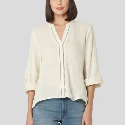Vero Moda Beige Cotton Shirt-picture-5
