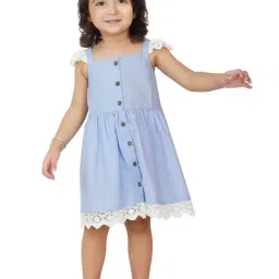 Dress My Angel Kids Lilac Lace Dress-image-95