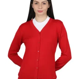 MOCA by Monte Carlo Red Open Front Cardigan-23
