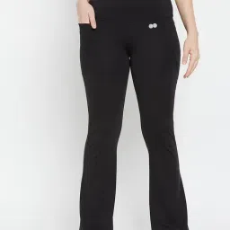 Clovia Black High Rise Yoga Pants-image-41