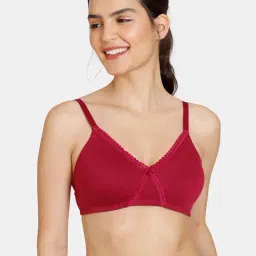Rosaline by Zivame Maroon Full Coverage Double Layered T-Shirt Bra-image-41
