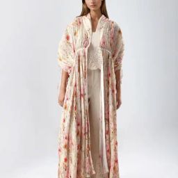 RAREISM Multi Viscose Floral Dress-picture-26