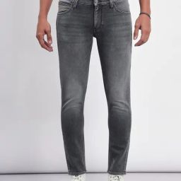 Lee Eric Grey Skinny Fit Low Rise Jeans-image-45