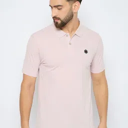 AXMANN Men Solid Polo Collar Cotton T-shirt-picture-25