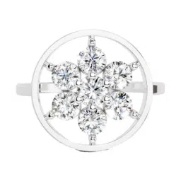 Sparkles Lab Grown Diamond 14k (585) White Gold Ring for Women-picture-47