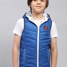 Monte Carlo Boys Blue Quilted Coats & Jackets-image-39