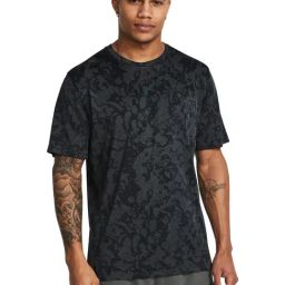 Under Armour Grey Regular Fit Texture Sports T-Shirt-image-72