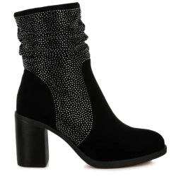 London Rag Women's Black Casual Booties-picture-46