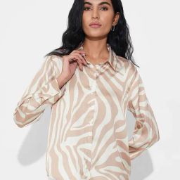Annabelle By Pantaloons Nouget Loose Fit Printed Shirt-picture-25
