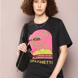 Dillinger Black Cotton Printed Oversized T-Shirt-image-85