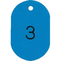 AS ONE Number Tag Small 31×45mm Numbered 80×115×175mm Styrene&PMMA Acrylic The Sky, 8-6656-18(50pcs)-6