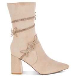 London Rag Women's Beige Casual Booties-image-62