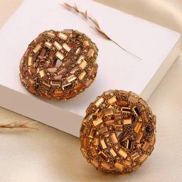 Sohi The Nodum Stud Earrings for Women-image-90
