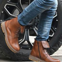 Eego Italy Men's Tan Casual Boots-picture-7
