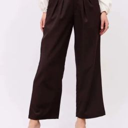 Styli Brown Regular Fit Trousers-image-9