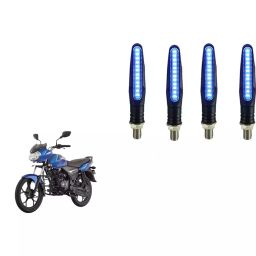 Cartronics Pencil Type Blue LED Indicator for Bajaj Discover 110 (Pack of 4 Pcs)-48
