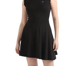 Tommy Hilfiger Black Faired Fit Dress-image-15