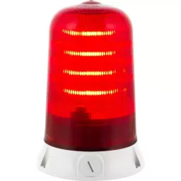 RS PRO Multiple Effect Beacon Base Mount Red Flashing, Rotating & Steady LED, 2205013-41