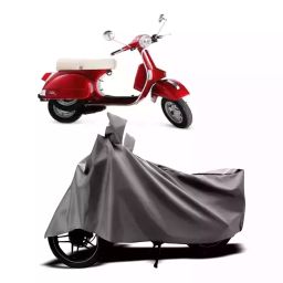 Auto Pearl Two Wheeler Cover with Bag for LML NV, Silver-image-111