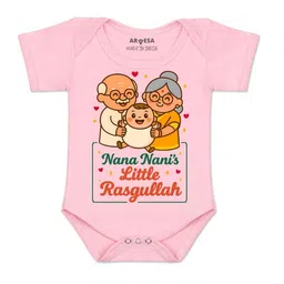 Arvesa Kids-Unisex Pink Cotton Rompers-picture-14