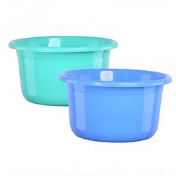 Aura Green & Blue 2 Pieces Bath Accessories Set-image-79