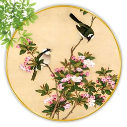Aura Beige & Green 1 Piece Wood Floral and Botanical Wall Paintings-image-25