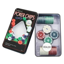 VGRASSP 100 Pcs Poker Chips Set With 1 Dealer Button For Poker Game Toy For Kids, Adults - Packed In Tin Case With Instruction Manual - Have More Fun And Enjoyment With Family And Friends-24