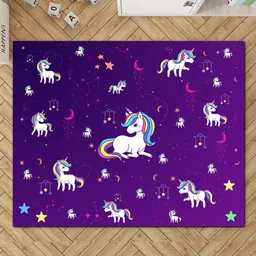 Masu Living Unicorns are Real Kids Playmat Purple-picture-12
