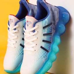 ABROS Ombre Designed Lace Up Shoes - Blue-picture-35