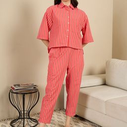 ETC Women Striped Night suit-picture-25