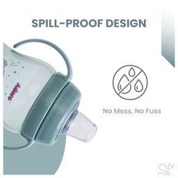 Adore ARRO Soft Spout Sipper with Dust Free Cap and Twin Handle 270ml- Green image 2