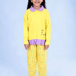 KiddoPanti Girls Printed Night suit-picture-13