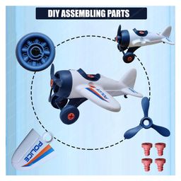 FunBlast Assembling Vehicle Toys with Screwdriver  Pack of 3 Multicolor image 4