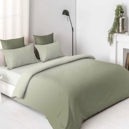 Myntra Elegant Homes Green & White Cotton 200 TC King Bedsheet Set-2.74 m x 2.74 m-image-46