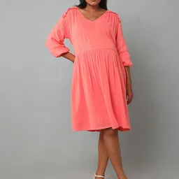 Ed-a-Mamma Maternity Fit & Flare Dress-image-37