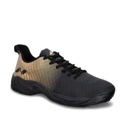 Nivia Power Smash Black & Golden Tennis Shoes-image-8