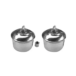 RANDHAWA GLOBAL Stainless Steel Spirit Lamp for School or College Labs, RG-31109 (Pack of 2 Pcs)-46