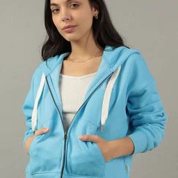 American Eagle Outfitters Blue Cotton Printed Sweatshirt-image-34