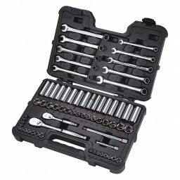 Westward Socket Wrench Set Chrome 6 Point 3/16 - 13/16in, 53PN75-24