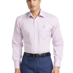 Park Avenue Violet Luxus Fit Shirt-image-82