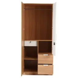 Nilkamal Indio Brown Engineered Wood 4 Door Miror Wardrobe-picture-34