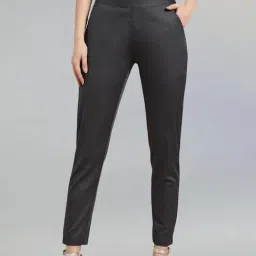 Jaipur Kurti Black Mid Rise Pants-image-48