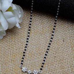 Clara Lily 92.5 Sterling Silver Mangalsutra-image-18