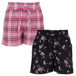 Cutecumber Kids Pink & Black Printed Shorts-image-72