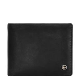Eske Silias Black Solid Bi-Fold Wallets For Men-image-41
