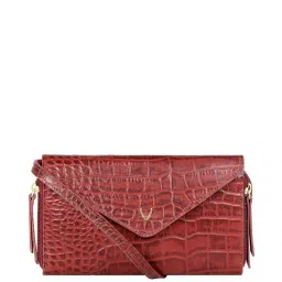 Hidesign Red Textured Medium Wallet-11