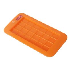 HAZEL Orange Silicone Non-Stick 24-In-1 Chocolate Bar Mould-image-8