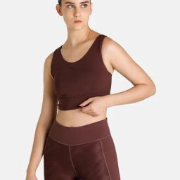 Puma Brown Sports Bra-image-38