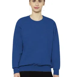 Vimal Jonney Blue Fleece Regular Fit Sweatshirt-picture-20